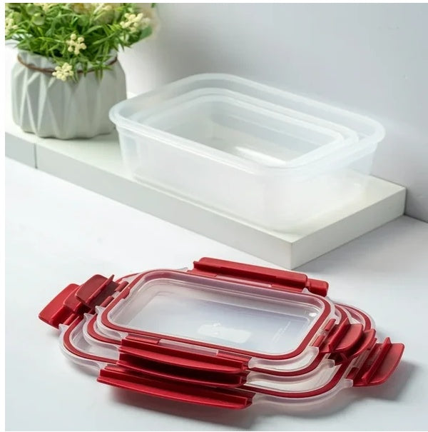 Stackable Airtight Food Storage Containers 5-Pack